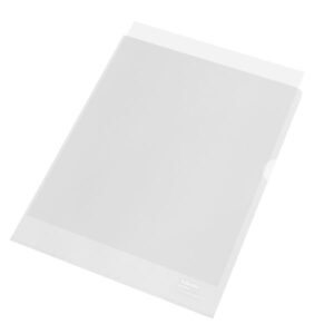 Esselte Buste in Plastica CF100 BUSTE  L  RICICLATE DE LUXE – PPL ANTIRIFLESSO – F.TO 22 X 30 CM