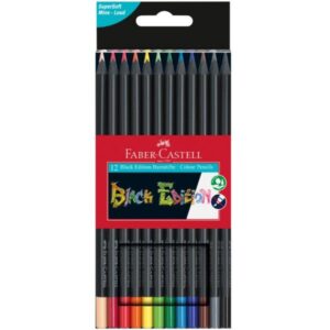 Faber Castell Pastelli CF12 MATITE BLACK EDITION – ASTUCCIO CARTONE