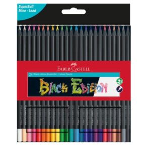 Faber Castell Pastelli CF24 MATITE BLACK EDITION – ASTUCCIO CARTONE