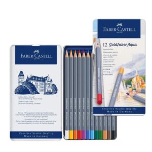 Faber Castell Matite scuola CF12 MATITE AQUA  AST MET. COL ASS