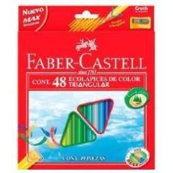 Faber Castell Pastelli CF48 MATITE ECO TRIANGOLARI