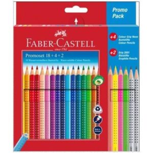 Faber Castell Pastelli CF18+4+2 MATITE ACQ GRIP ASS