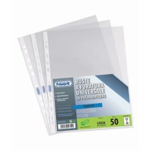 Favorit Buste in Plastica C10 BUSTA PU SUP A3 30X42 LIBRO LISCIA