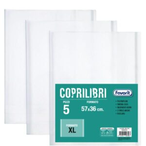 Favorit Coprilibri CF5 COPRILIBRI CON ADESIVO LATERALE 57X36 LISCIO TRASP 150MY