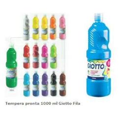 Giotto Tubi tempera FLACONE 1000ML TEMPERA BLU OLTREM