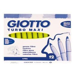 Giotto Pennarelli CF12 GIOTTO TURBOMAXI GIALLO MEDIO