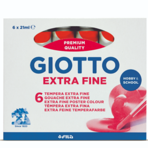 Giotto Tubi tempera CF6 tub. tempera 21ml rosso carmin