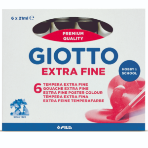 Giotto Tubi tempera CF6 tub. tempera 21ml nero