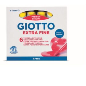 Giotto Tubi tempera CF6 tub. tempera 12ml giallo limone