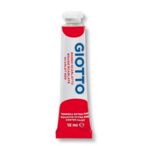 Giotto Tubi tempera CF6 tub. tempera 12ml rosso scarla