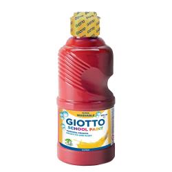 Giotto Tubi tempera FLACONE 250ML TEMPERA ROSSO SCARLATTO LAVABILE