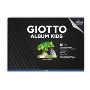 Giotto Album e blocchi da disegno CF5 Album KIDS carta liscia colorata da 120g/m 20 fogli A4