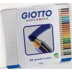 Giotto Pastelli CF24Pastelli Supermina scatola metallo