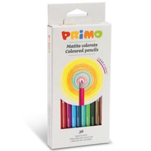 Primo Pastelli CF48 Matite colorate  esagonali  2 9 mm col.ass