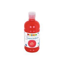 Primo Tubi tempera Tempera ROSSA  brillante primi passi  in bottiglia 500ml