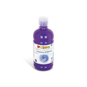 Primo Tubi tempera Tempera VIOLA  brillante primi passi  in bottiglia 500ml