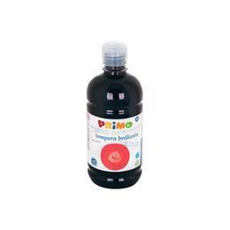 Primo Tubi tempera Tempera NERO  brillante primi passi  in bottiglia 500ml