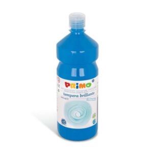 Primo Tubi tempera tempera CYAN  brillante primi passi  in bottiglia 1000ml