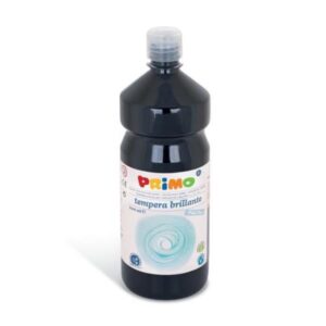 Primo Tubi tempera Tempera NERO  brillante primi passi  in bottiglia 1000ml