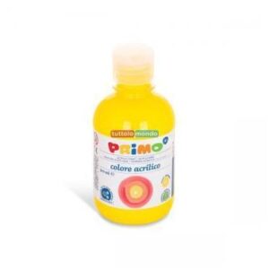 Primo Tubi tempera Tempera giallo P.acrilica in bottiglia da 300g