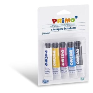 Primo Tubi tempera conf5  tubetti tempera alluminio da 12ml