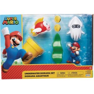 Jakks Playsets e Accessori Nintendo 2.5  Underwater Diorama Set