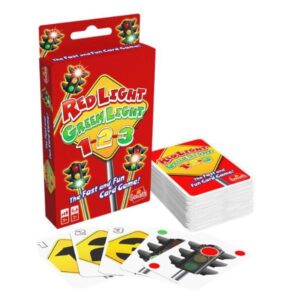 Lean Toys Giochi d’Azione e di Abilità RED LIGHT   GREEN LIGHT CARD GAME