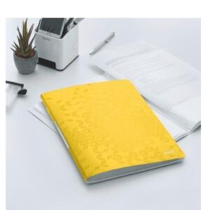 Leitz Portalistini WOW LISTINO FOGLI FISSI – 40 BUSTE – DIM. 31 X 23 CM GIALLO