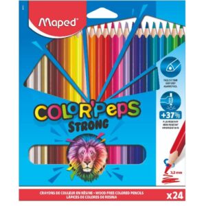 Maped Pastelli CF24 PASTELLI STRONG COLOR PEPS – COLORI ASSORTITI