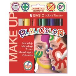 Maped Tubi tempera PLAYCOLOR MAKE UP BASIC POCKET(6 COL)