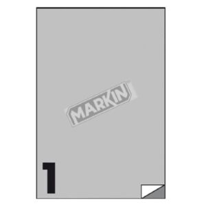 Markin Etichette Indirizzi / Pacchi CF100 ETICHETTE LSC503 LASER ARGENTO 210×297