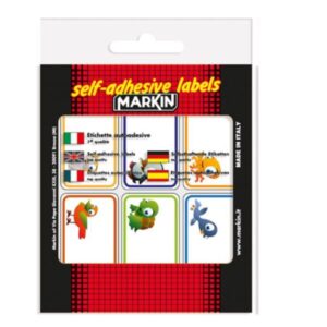 Markin Etichette Indirizzi / Pacchi CF10 ETICHETTE ADESIVE  misura 70×37 mm in 4 decorazioni