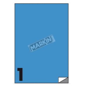 Markin Etichette Indirizzi / Pacchi C503 BLU 100 ETICHETTE 210X297