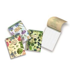 Pigna Blocchi Ufficio CF 6 BLOCCHI A5 SPIRALATO NATURE FLOWERS CARTA RICICLATA