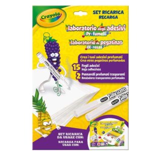 Crayola Supporti e Accessori Ricarica Laboratorio degli Adesivi  I Profumelli