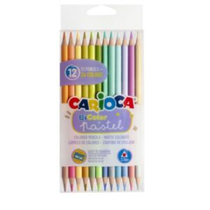 Carioca Pastelli CARIOCA MATITE PASTEL BI-COLOR 12 pz.