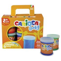 Carioca Tubi tempera CF6 VASETTI 80ml TEMPERA DITA ASS.