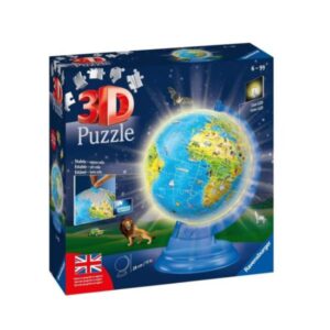 Ravensburger Puzzle 3D Globo 180 pezzi Night Edition