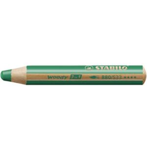 Stabilo Pastelli CF5 WOODY EXTRA-THICK DARK GREEN