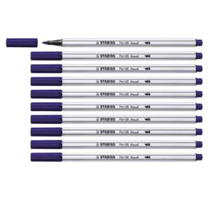 Stabilo Pennarelli CF10STABILO Pen 68 brush blu di Prussia