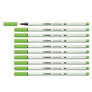 Stabilo Pennarelli CF10 STABILO Pen 68 brush verde chiaro