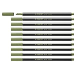 Stabilo Pennarelli CF10 STABILO Pen 68 metallic verde chiaro metallizzato