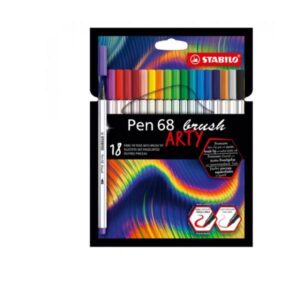 Stabilo Pennarelli CF18 PEN 68 BRUSH WLT ARTY