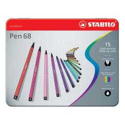 Stabilo Pennarelli CF15 STABILO PEN 68 COL ASSORT