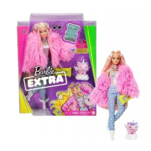 Mattel Fashion Dolls Barbie Extra Pelliccia Rosa