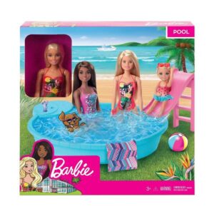 Mattel Playsets e Accessori Piscina di Barbie con Doll