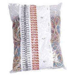 Viva Elastici ELASTICI GIALLI  ASSORTITI IN DIAMETRO E COLORE                       CONFEZIONE BUSTA 1 KG