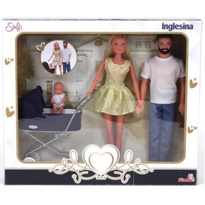 Simba Fashion Dolls Steffi Love Famiglia  con carrozzina Inglesina