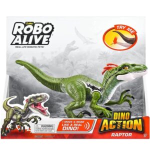 Zuru Action Figures Robo Alive Dino Action – Raptor