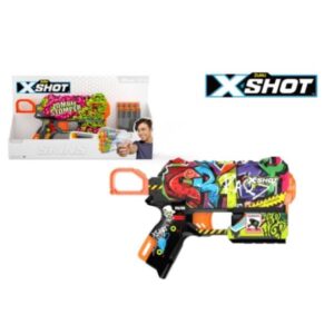 Zuru Azione e Sfide X-SHOT SKINS – FLUX con 8 dardi